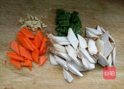 少油杂蔬杏鲍菇的做法图解3