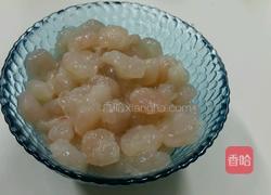 菠萝蜜滑炒虾仁的做法图解2
