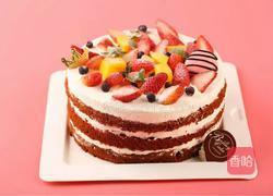 雪域草莓裸蛋糕的做法图解16