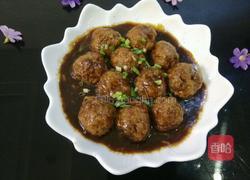 红烧狮子头的做法图解12