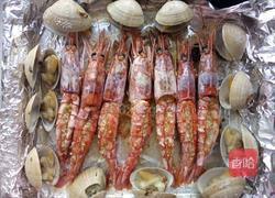 蒜蓉烤阿根廷红虾的做法图解5