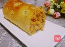 香葱肉松面包卷的做法图解10