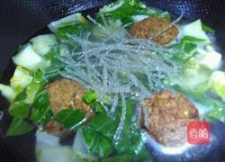 青菜肉圆粉丝煲的做法图解4
