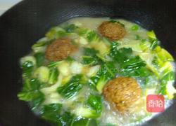 青菜肉圆粉丝煲的做法图解6