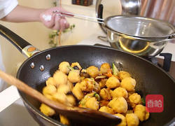 焦溜豆腐丸子的做法图解9