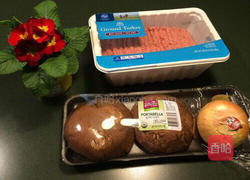 鲜烤香菇酿肉的做法图解1