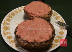 鲜烤香菇酿肉的做法图解6