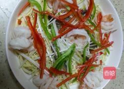 海鲜葱油干豆腐的做法图解2