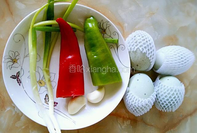 如图准备好所用食材