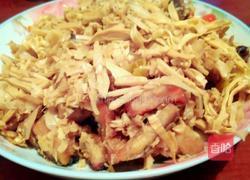 竹笋炒干鱼的做法图解4