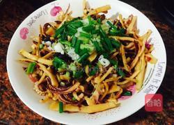 葱花姜丝蒸鱿鱼干的做法图解5