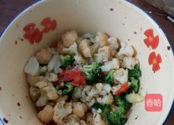 凉拌双花的做法图解2