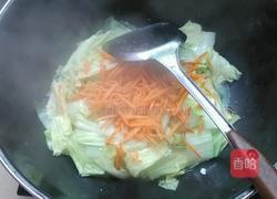 白菜焖腐竹的做法图解8