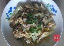 黄花菜炝蘑菇肉丝的做法图解11