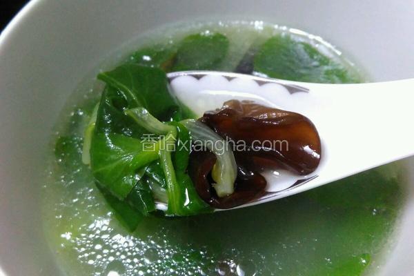青菜木耳汤