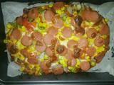 香肠蔬菜披萨的做法[图]