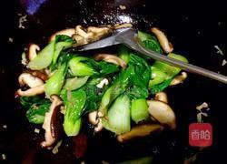 蚝油香菇油菜的做法图解7