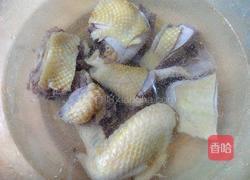 枸杞桂圆煲鸡汤的做法图解3