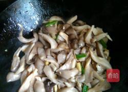 青菜炒蘑菇的做法图解2