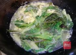 酸菜莴笋叶子蛋汤的做法图解5