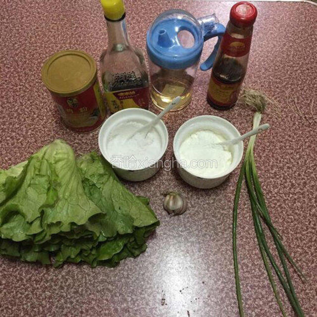 准备好所有的材料