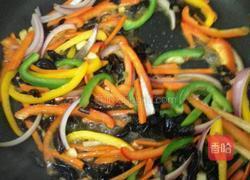 素菜炒薯粉的做法图解3