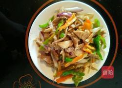 洋葱爆肉的做法图解4