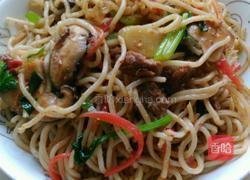 青椒肉丝炒面的做法图解6