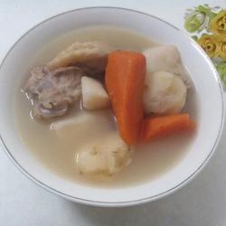 淮山红萝卜马蹄煲鸡脚猪骨汤的做法[图]