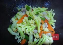 花菜炒咸肉的做法图解7
