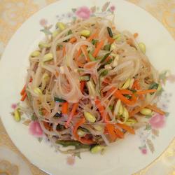 凉拌粉丝豆芽的做法[图]