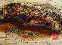 火腿片烤猪里脊的做法图解6