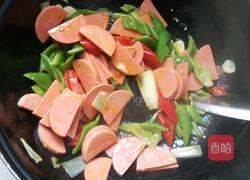 青椒火腿的做法图解6