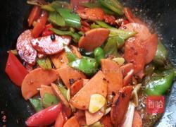 青椒火腿的做法图解8