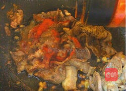 大葱炒孜然羊肉的做法图解4