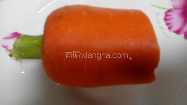 胡萝卜切一段
