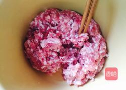 白菜猪肉春卷的做法图解2