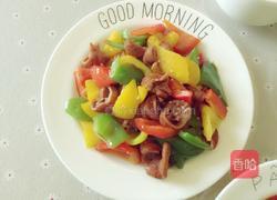 缤纷彩椒肥肠的做法图解9