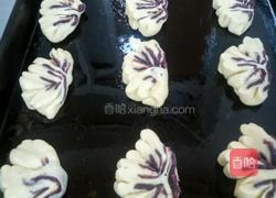 荷叶花紫薯面包的做法图解7