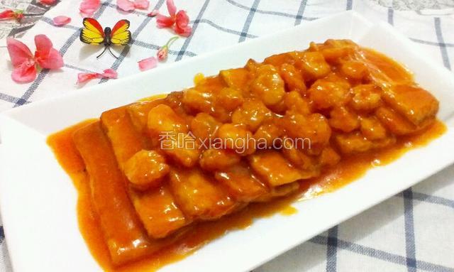 番茄虾仁豆腐
