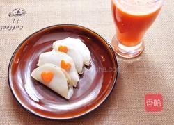 爱心绿豆沙饼的做法图解7