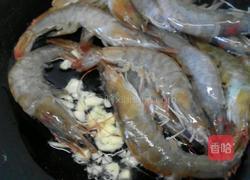 蒜泥红烧对虾的做法图解5