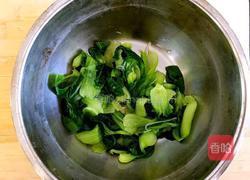 椒油粉丝油菜的做法图解1