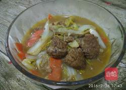 牛肉丸炖娃娃菜的做法图解16