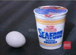 泡面茶碗蒸蛋的做法图解2