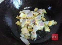 大白菜炒咸肉的做法图解4