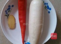 白萝卜肉丝的做法图解1