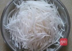 白萝卜肉丝的做法图解2
