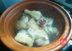 三七须根炖猪蹄的做法图解5