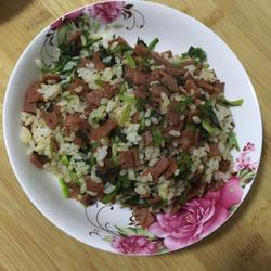 培根菠菜炒饭的做法[图]